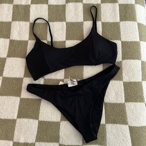 Dippin daisys cheeky black bikini